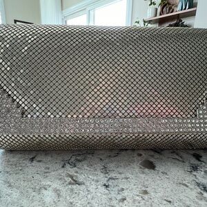 NWT Kate Landry Gold clutch/shoulder bag